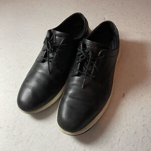 Cole Haan Grand Troy Wingtip Oxford Shoe Lace Up Black Men's Size 10M